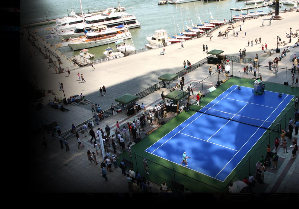 SnapSports Tennis Court